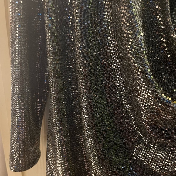Beautiful Express shimmering glittery silver dress for the formal occasion - Picture 2 of 6